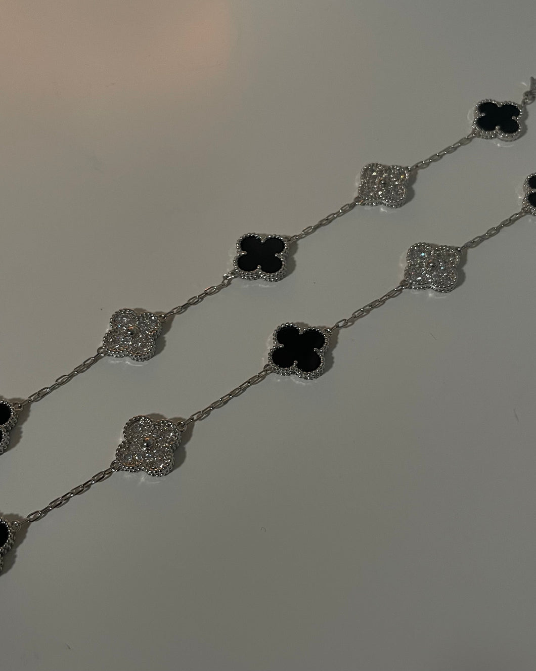 Coal Clover Bracelet